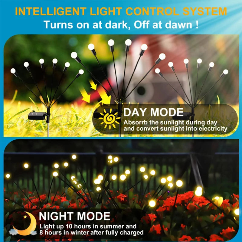 Solar Powered Firefly Light